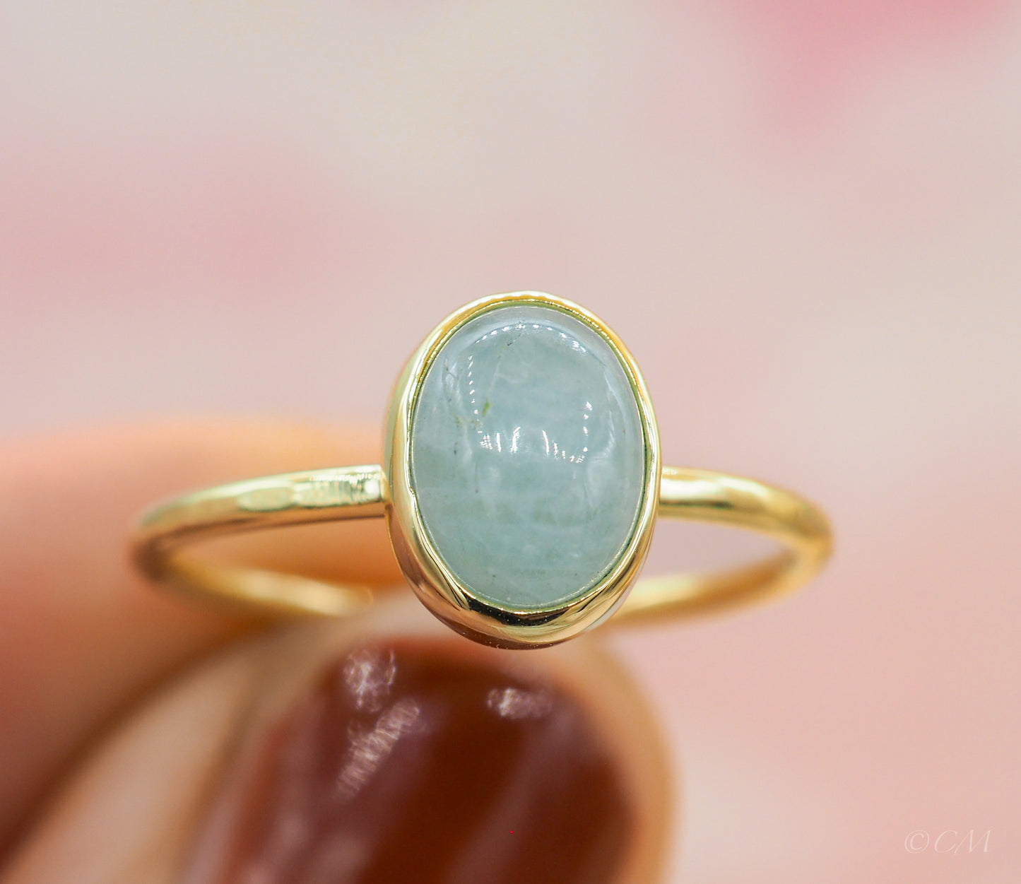 Ring met Aquamarijn