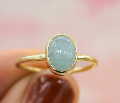 Ring met Aquamarijn