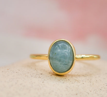 Ring met Aquamarijn