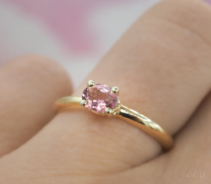 Ring met facet toermalijn